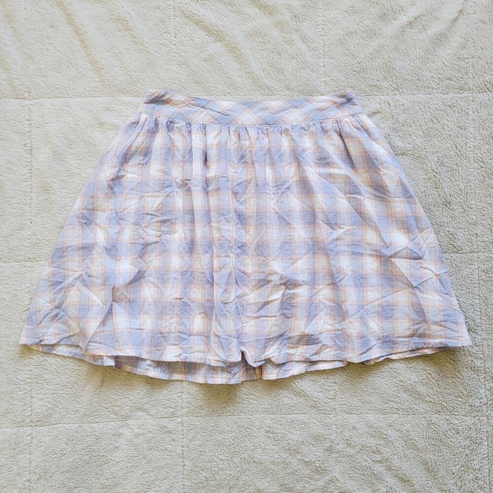 Fifty‎ Street Pastel Plaid Mini Skirt